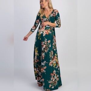 Pinkblush Floral Maternity Dress Medium